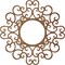 Ekena Millwork Reims Wood Fretwork Pierced Ceiling Medallion, Walnut, 32"OD x 12 1/4"ID x 3/8"T CMWP32X32X0375REWA - alternate 3
